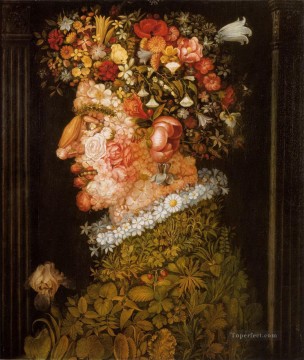  Primavera Pintura - Primavera 2 Giuseppe Arcimboldo flores clásicas